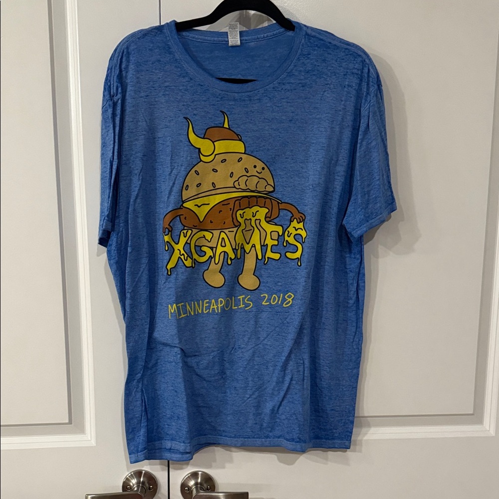 Lightly worn blue Minneapolis 2018 XGames T-Shirt size XL